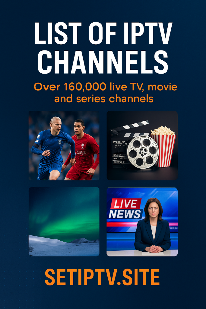 لیست کانال‌های ایپی تیوی